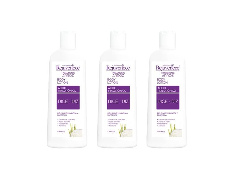 CREMA CORPORAL HIALURONICA DE ARROZ 150ML 3UND - 1