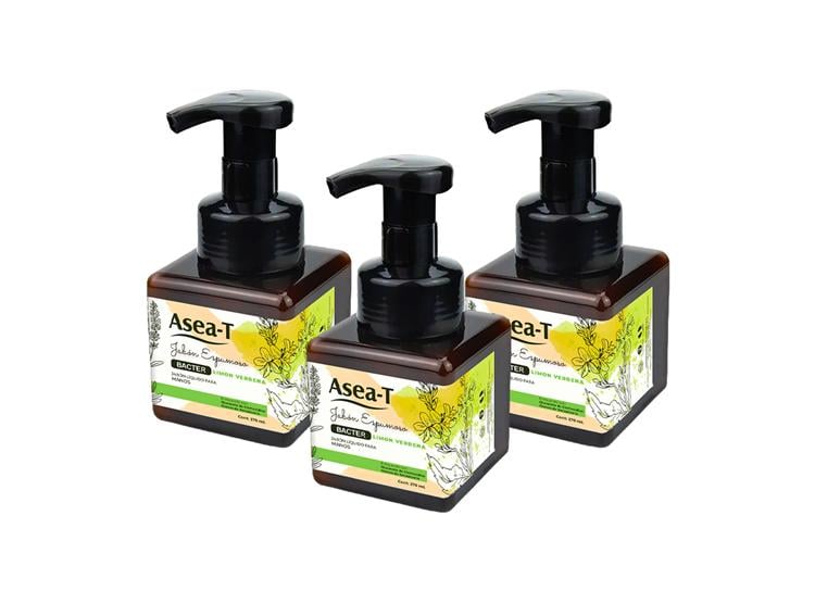 ASEA-T JABÓN ESPUMOSO BACTER LIMON VERBENA X 270ML 3UND - 1