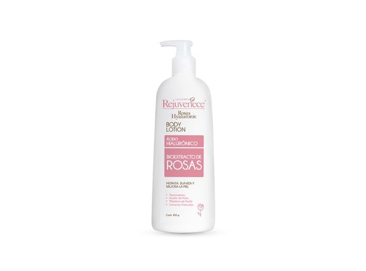 CREMA CORPORAL CON ACIDO HIALURONICO BIOEXTRACTO DE ROSAS 450ML - 1