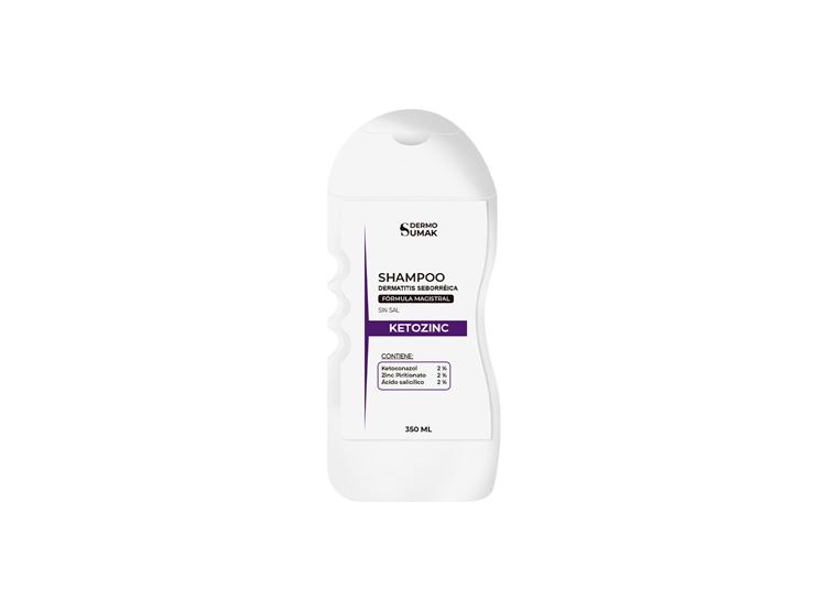 SHAMPOO KETOZINC SIN SAL 350ML DERMO SUMAK - 1