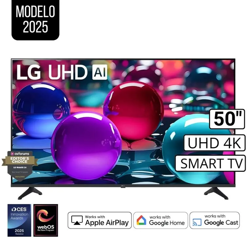TELEVISOR 50 LG UHD 4K THINQ AI 50UA7300PSB 2025 - 1