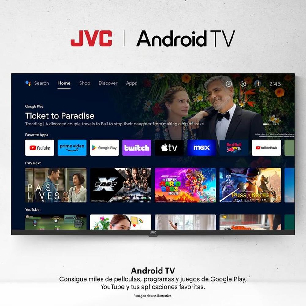 TELEVISOR 40 JVC FULL HD LED SMART ANDROID TV LT-40KB448 - 2