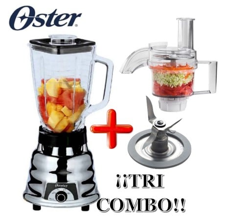 LICUADORA OSTER 2 VELOCIDADES+PROCESADOR+CUCHILLA - 1