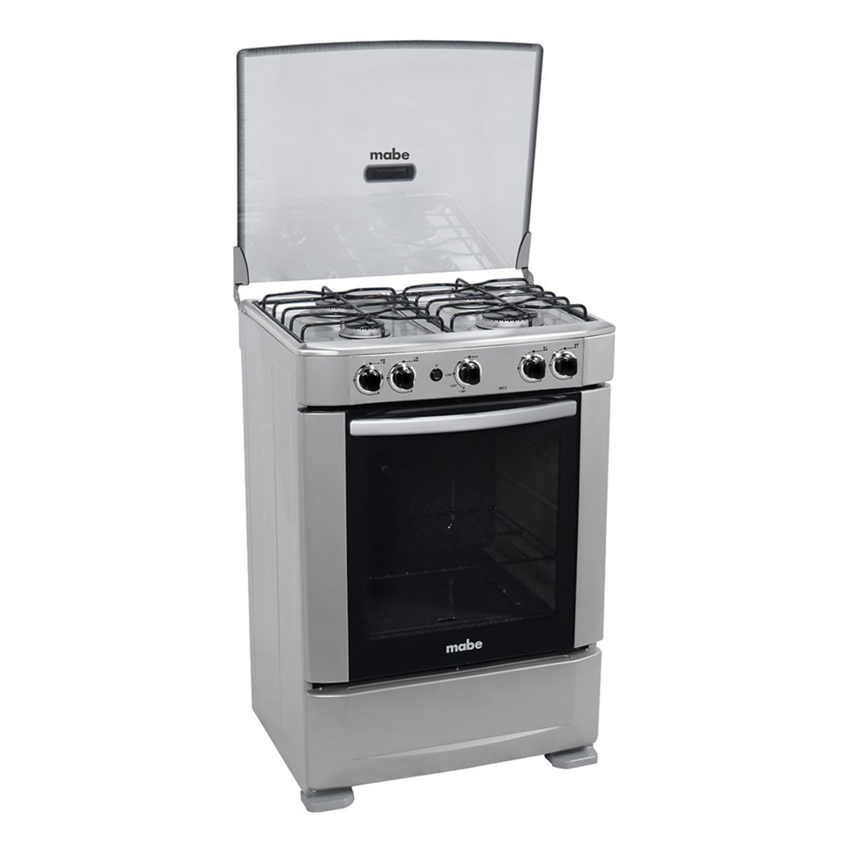 COCINA MABE CMP6012AG0 A GAS DE PIE 60 CM 4 QUEMADORES SILVER - 5