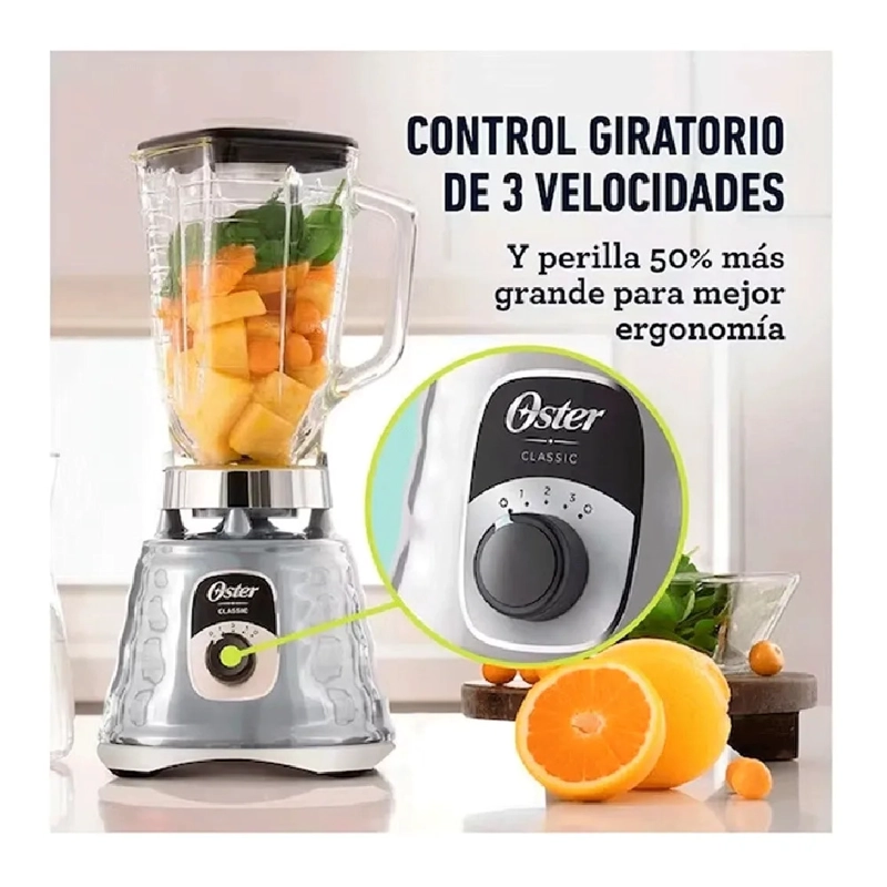 LICUADORA OSTER CLASICA BLST4655 1.25L 3 VELOCIDADES - 2