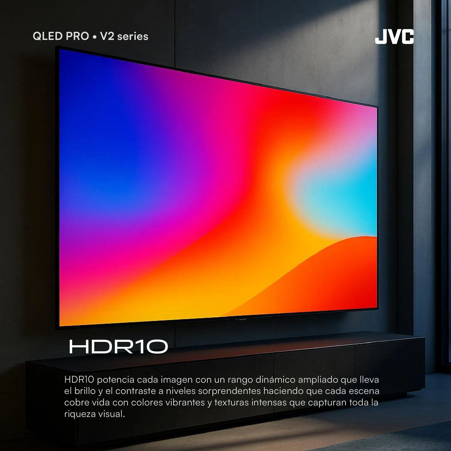 TELEVISOR JVC QLED 75 ' 4K ULTRA HD GOOGLE TV LT-75KM858 - 2