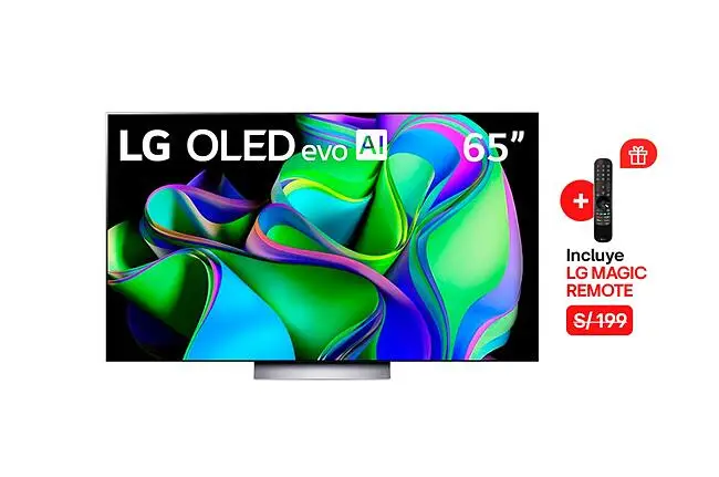 TELEVISOR LG OLED 65'' UHD 4K THINQ AI OLED65C3 - 1