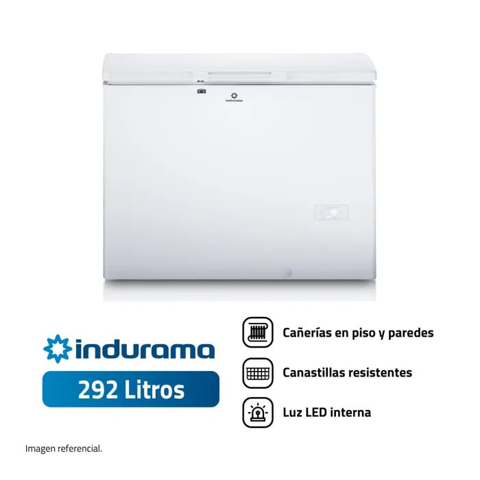 CONGELADORA INDURAMA 292L TRIPLE ACCIÓN CI-300 BLANCO - 1