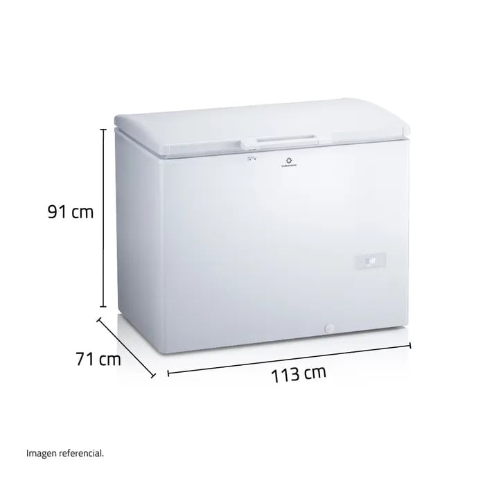CONGELADORA INDURAMA 292L TRIPLE ACCIÓN CI-300 BLANCO - 3