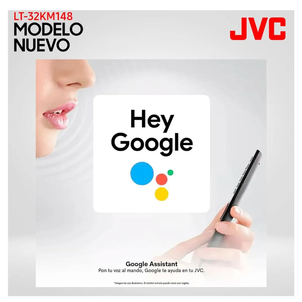 TELEVISOR JVC 32 PULG. SMART TV GOOGLE TV HD LED LT-32KM148 - 3