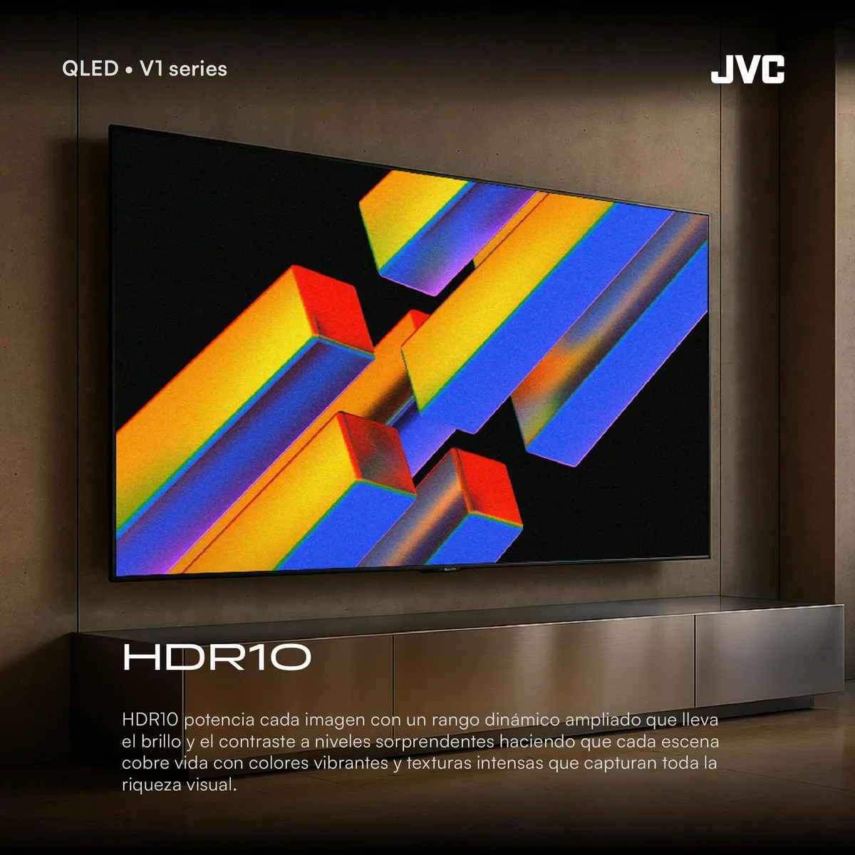 TELEVISOR JVC 50' QLED GOOGLE TV SMART TV - 2