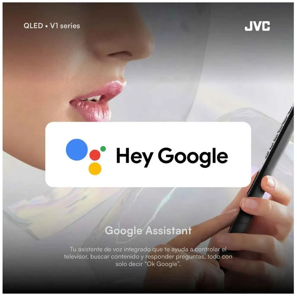 TELEVISOR JVC QLED 50 LT-50KM758 4K UHD GOOGLE TV - 2