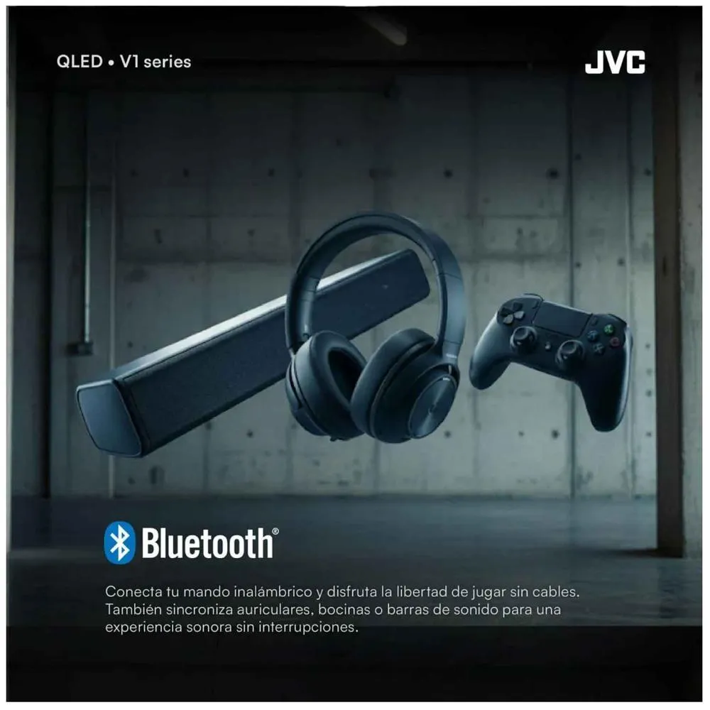 TELEVISOR JVC QLED 50 LT-50KM758 4K UHD GOOGLE TV - 3