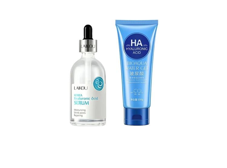 SERUM KOREAN ACIDO HIALURONICO + GEL LIMPIADOR FACIAL ACIDO HIALURONICO - 1