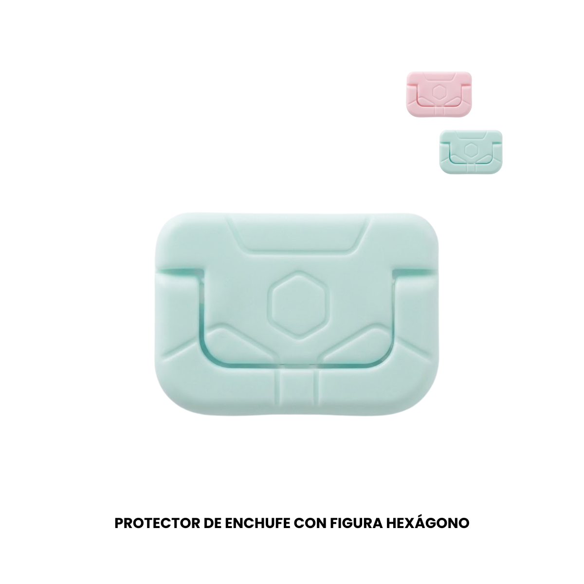 PROTECTOR DE ENCHUFE CON FIGURA HEXÁGONO - 1