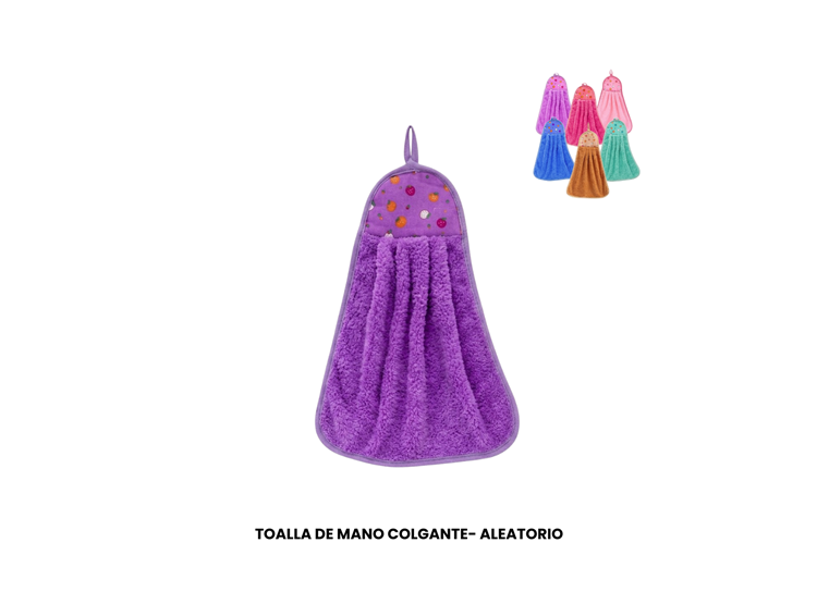 TOALLA DE MANO COLGANTE- ALEATORIO - 1
