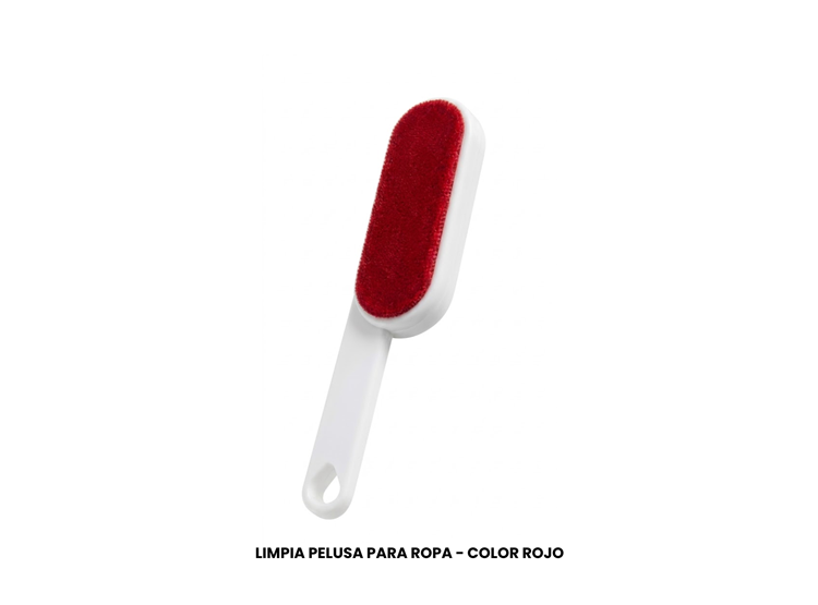 LIMPIA PELUSA PARA ROPA - COLOR ROJO - 1