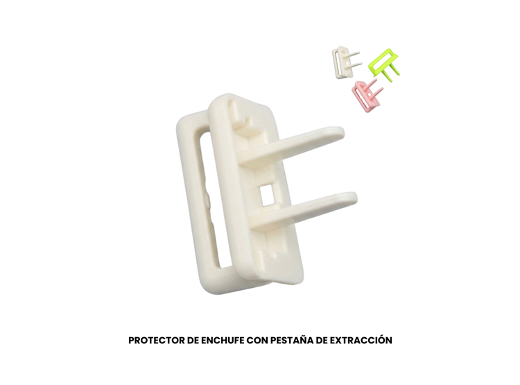 PROTECTOR DE ENCHUFE CON PESTAÑA DE EXTRACCIÓN - 1