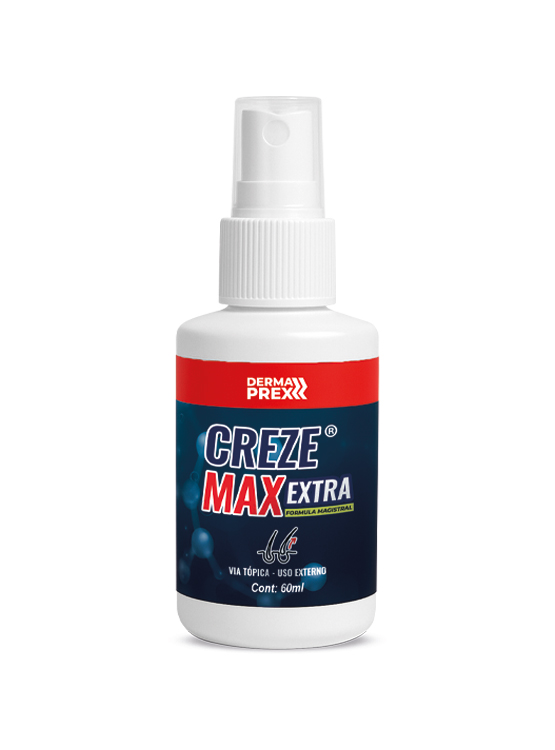 LOCIÓN CAPILAR ANTI CAÍDA PARA HOMBRE- CREZE MAX EXTRA 60 ML- DERMAPREX - 2