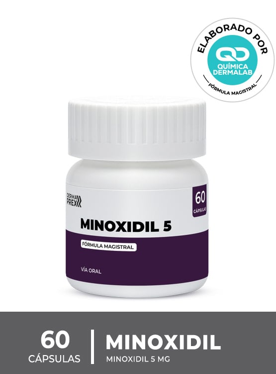 MINOXIDIL PARA HOMBRE 5MG- 60 CAPS- DERMAPREX - 1
