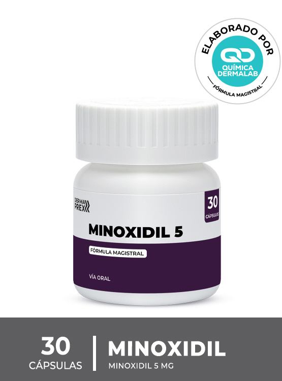 MINOXIDIL PARA HOMBRE 5MG- 30 CAPS- DERMAPREX - 1
