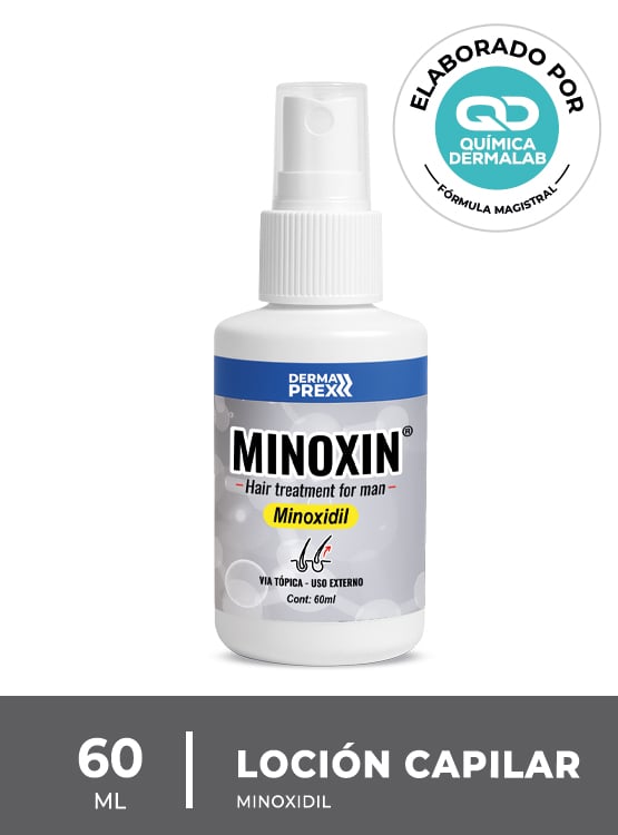LOCION PARA CAÍDA INICIAL PARA HOMBRES- MINOXIDIL 5% 60 ML- DERMAPREX - 1