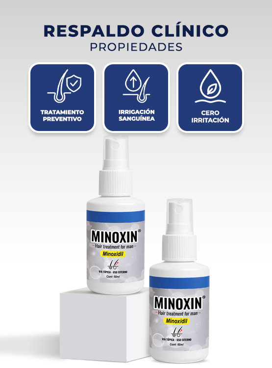 LOCION PARA CAÍDA INICIAL PARA HOMBRES- MINOXIDIL 5% 60 ML- DERMAPREX - 2