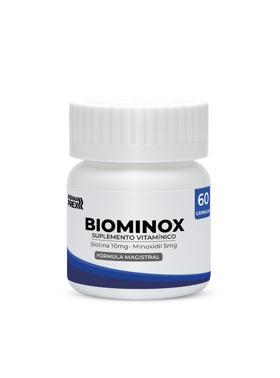 SUPLEMENTO CAPILAR MINOXIDIL 5MG Y BIOTINA 10 MG 60 CAPS- DERMAPREX - 2