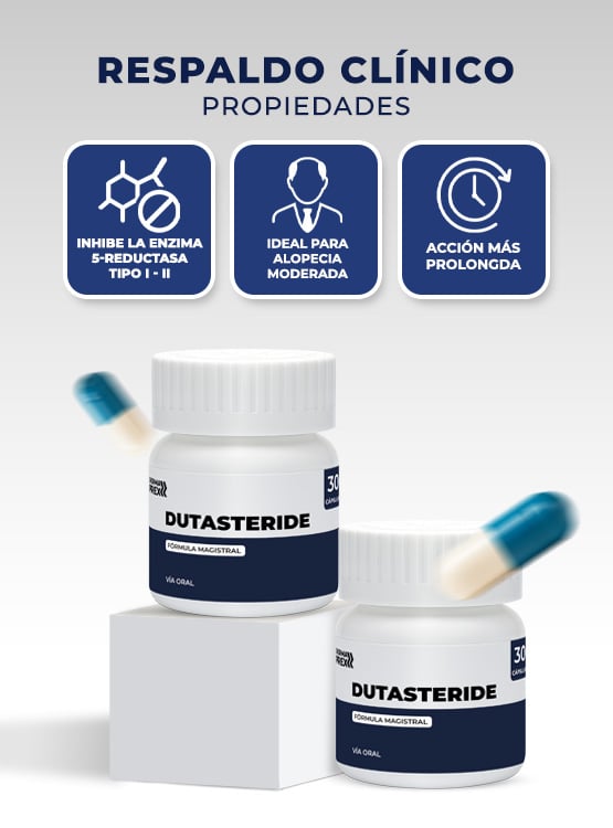 CAPSULAS CAPILARES – DUTASTERIDE 0.5 MG 30 CAPS- DERMAPREX - 2