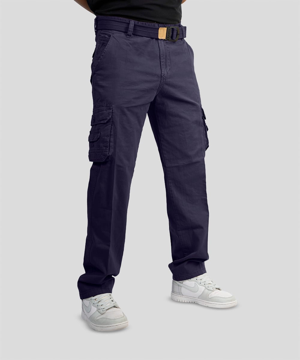 7017 PANTALON DRILL CARGO REDWOOD 100% ALGODÓN RÍGIDO HOMBRE - 1