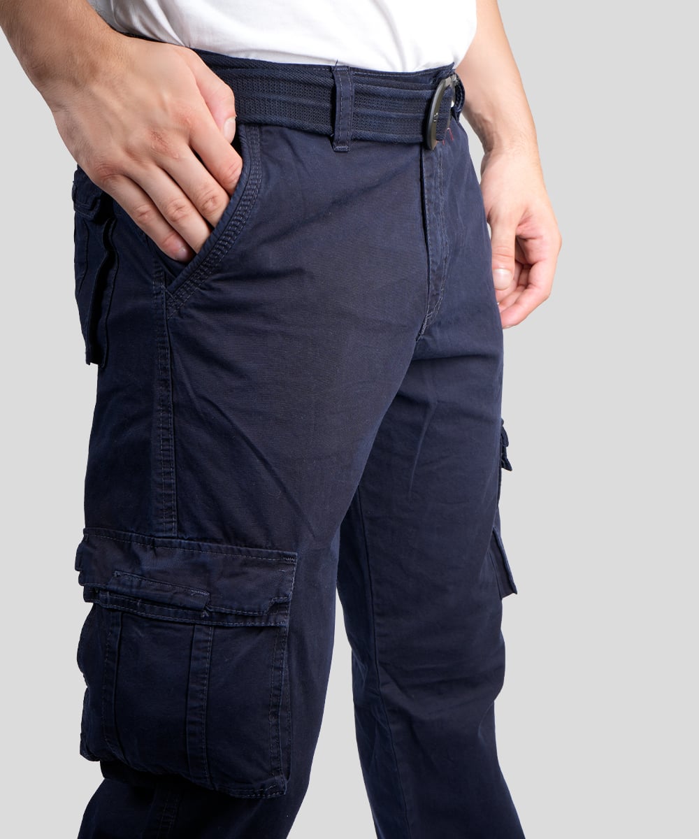 7061 PANTALON TAFET CARGO NILO 100% ALGODÓN HOMBRE - 2