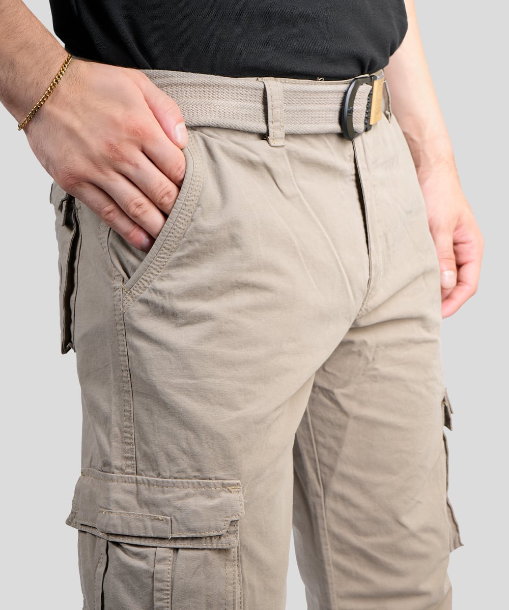 7061 PANTALON TAFET CARGO NILO 100% ALGODÓN HOMBRE - 3