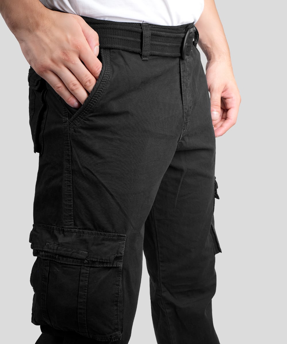 7061 PANTALON TAFET CARGO NILO 100% ALGODÓN HOMBRE - 3
