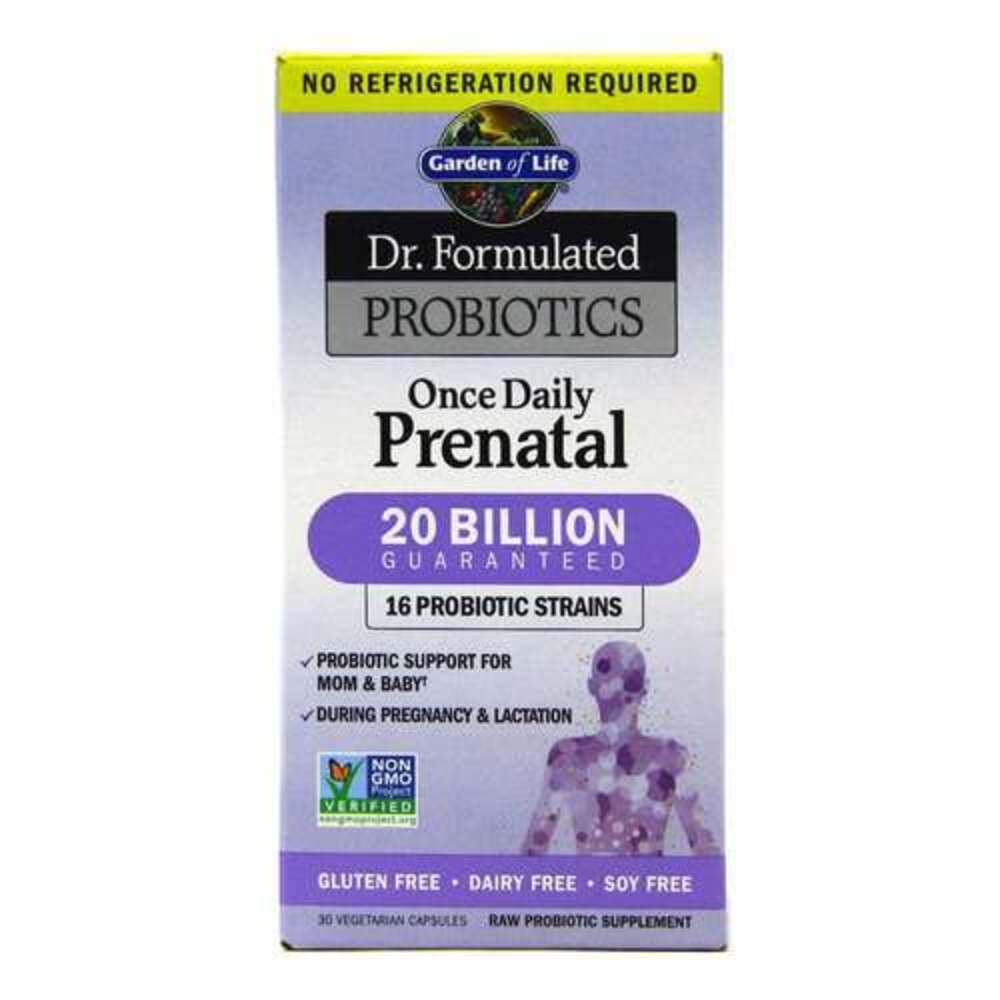 GARDEN OF LIFE PROBIOTICOS  PRENATAL 30 CAPSULAS VEGETARIANAS - 1