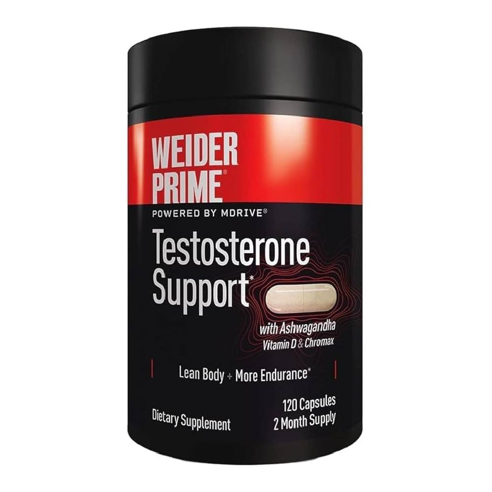 WEIDER PRIME TESTOSTERONE SUPPORT 120 CAPSULAS - 1
