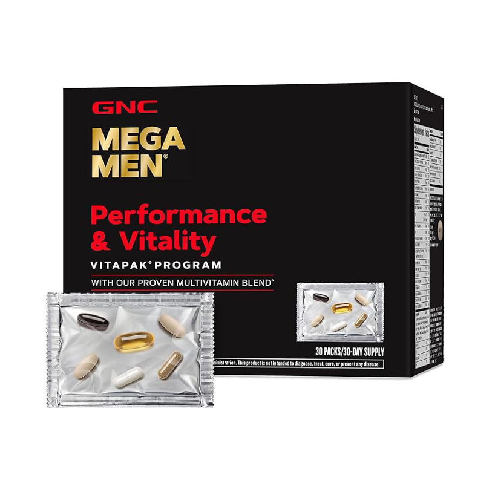 GNC MEGA MEN PERFORMANCE AND VITALITY 30 PACKS - 1