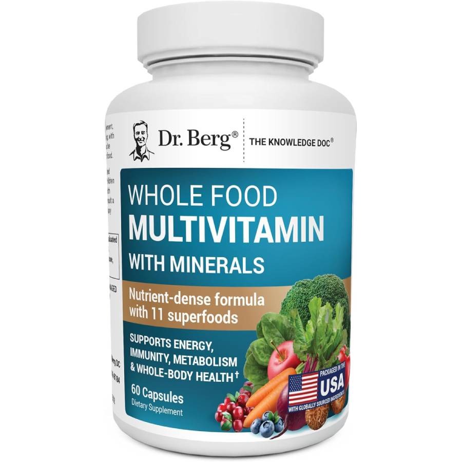DR BERG WHOLE FOOD MULTIVITAMIN WITH MINERALS 60 CAP - 1
