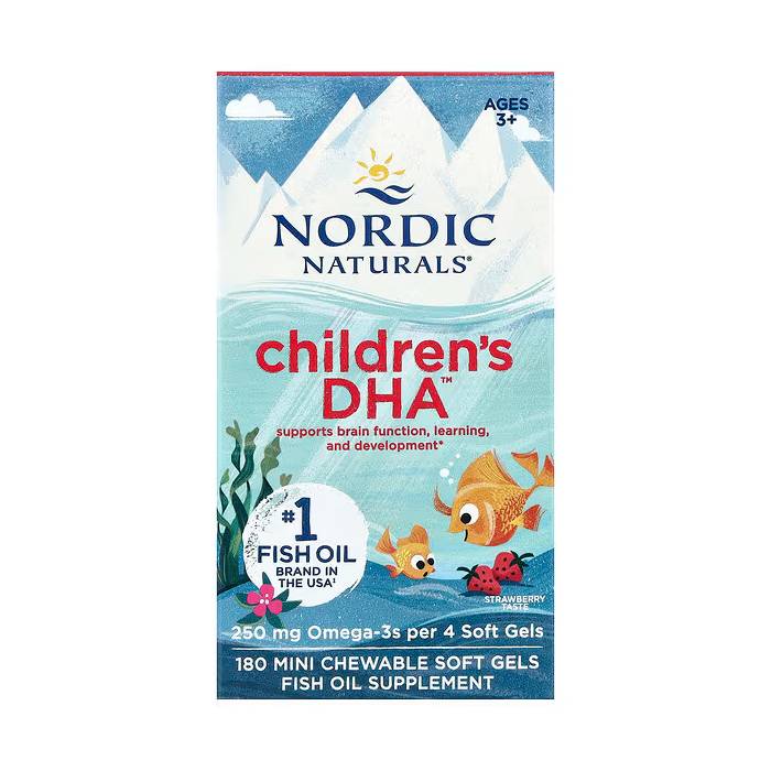 NORDIC NATURALS CHILDRENS DHA FRESA 180 MINI MASTICABLES - 1