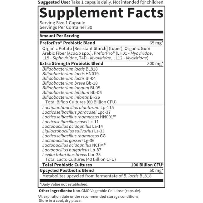 GARDEN OF LIFE PROBIOTICS 100 BILLION PRE + PRO + POSTBIOTICS 30 CAPSULAS - 3