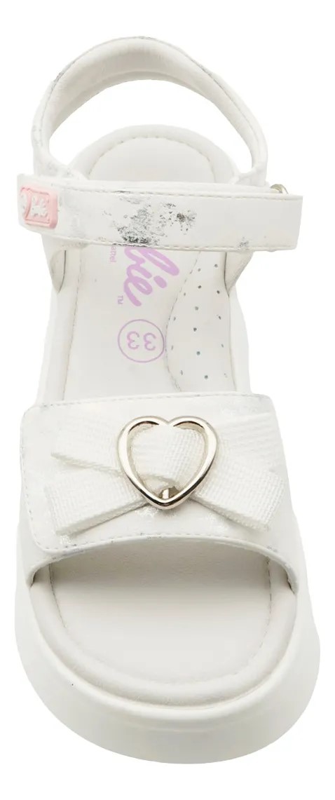 SANDALIAS MATTEL BARBIE NIÑA CASUAL BLANCO - 2