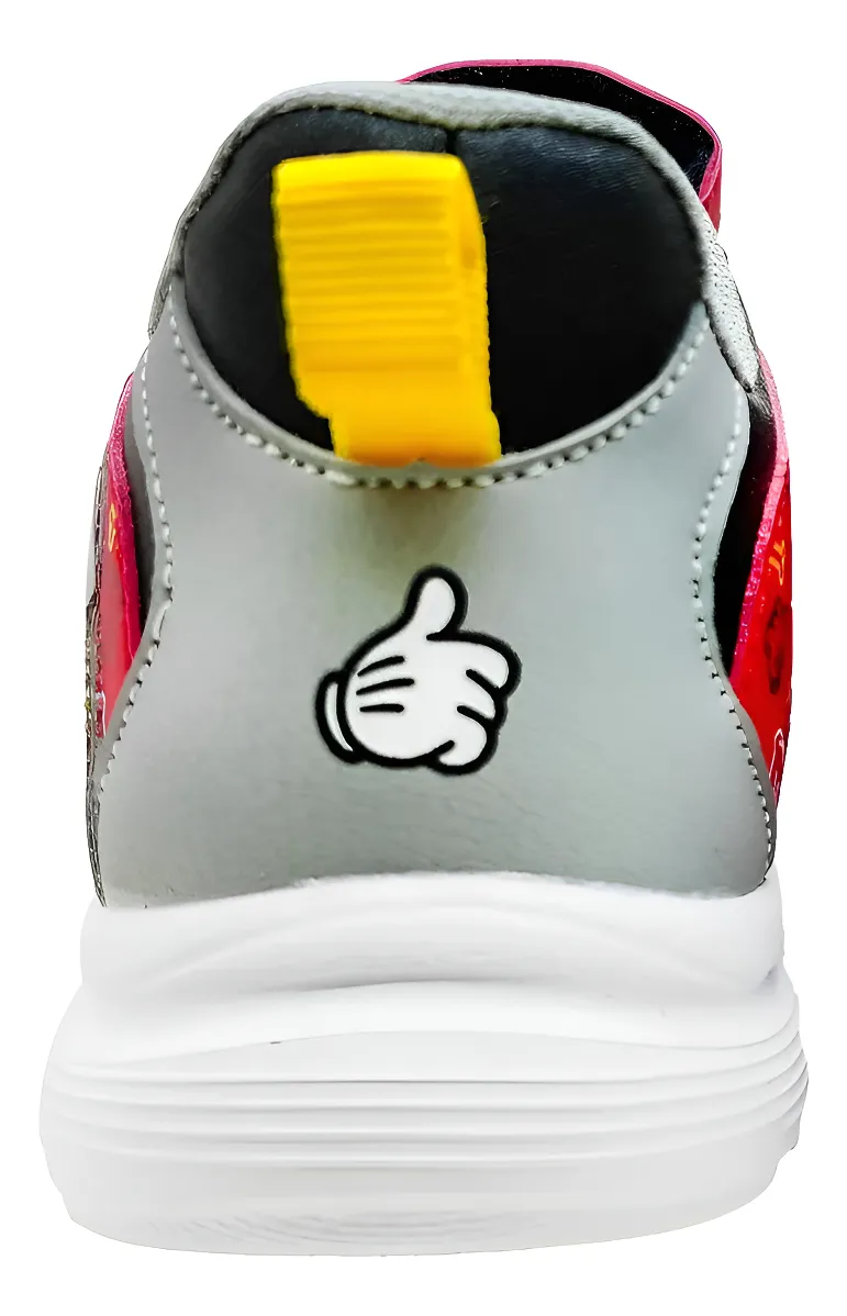ZAPATILLA GRIS PARCHE CON LUZ NIÑO MICKEY 2MC86000002 - 2