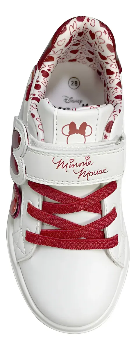 ZAPATILLAS DISNEY MINNIE BLANCO NIÑAS CASUAL 2MN10420001 - 2