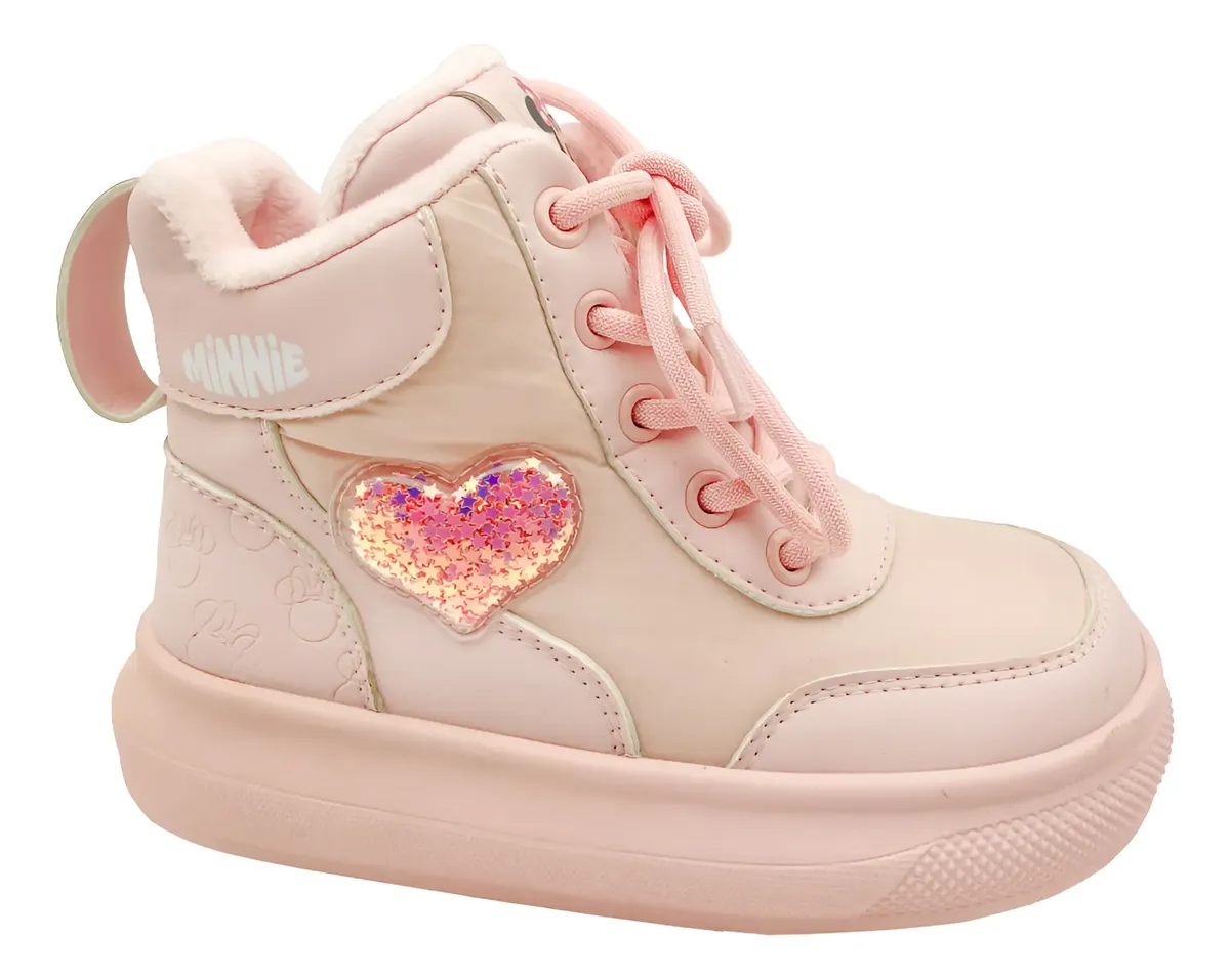 ZAPATILLAS MINNIE NIÑAS ROSADO CASUAL 2MN10250001 - 1