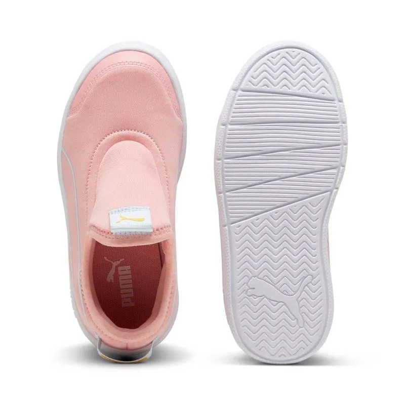 PUMA COURTFLEX V3 SLIP ON ROSA NIÑA ZAPATILLAS 398880-02 - 3
