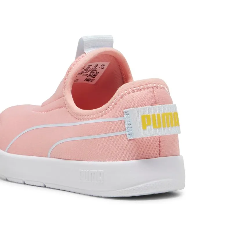 PUMA COURTFLEX V3 SLIP ON ROSA NIÑA ZAPATILLAS 398880-02 - 5