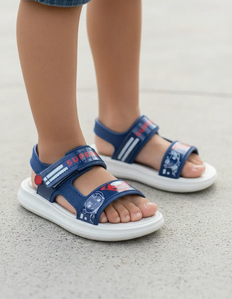 SANDALIAS GRIS LIGA DE JUSTICIA NIÑO 2LJC0300002 - 2