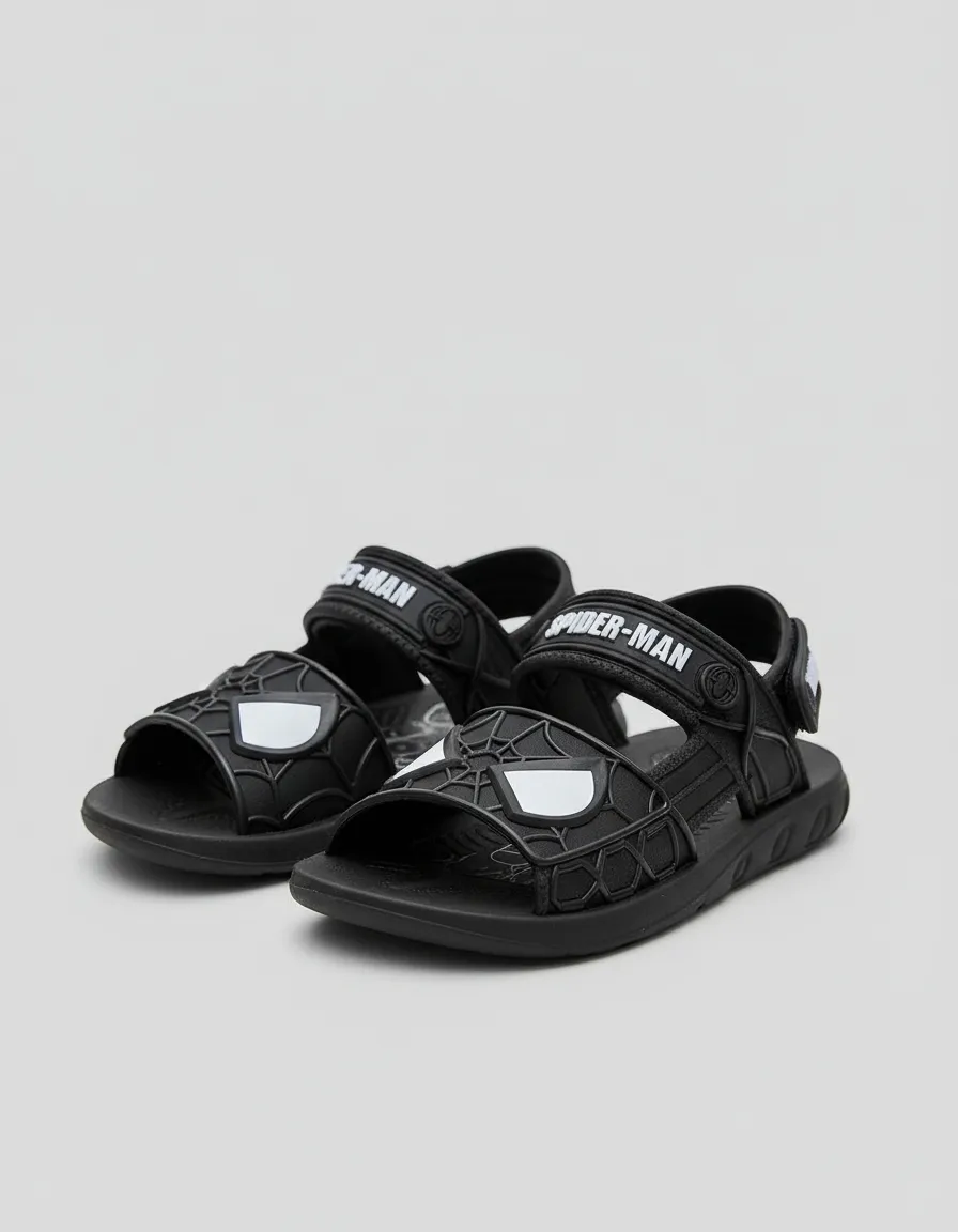 SANDALIAS  SPIDERMAN NEGRO NIÑO 2GAD2200004 - 4