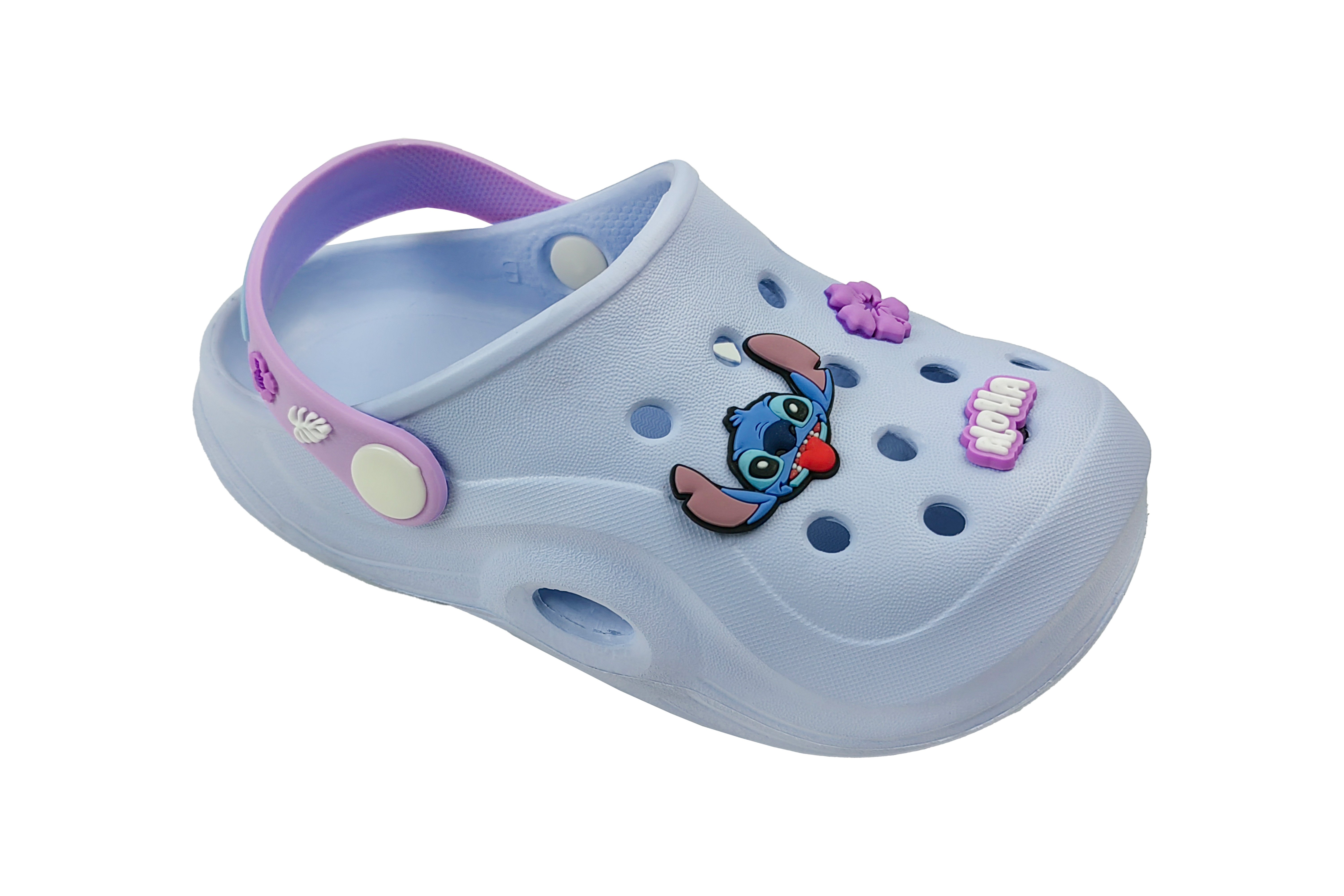 SANDALIAS CLOGS DISNEY STITCH PARA NIÑAS CELESTE 2STC0290001 - 1