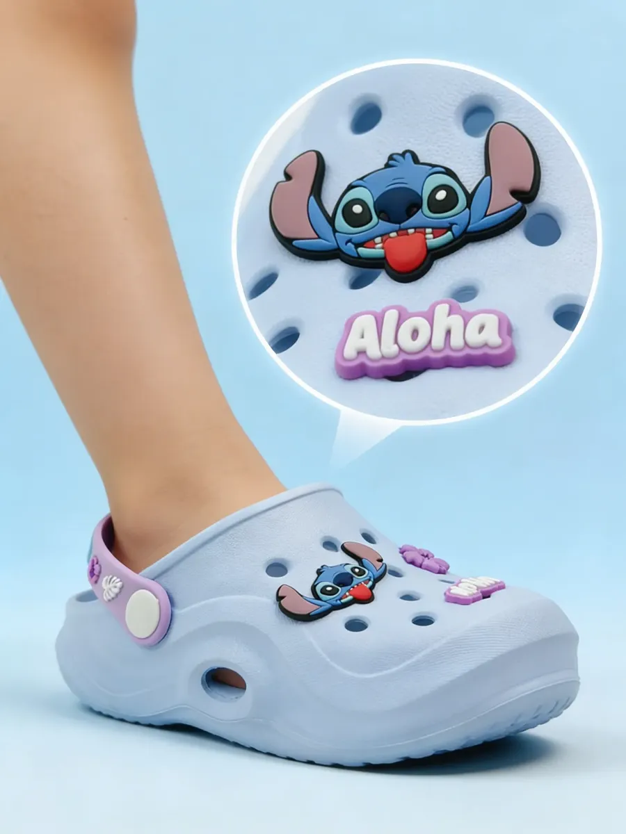 SANDALIAS CLOGS DISNEY STITCH PARA NIÑAS CELESTE 2STC0290001 - 4