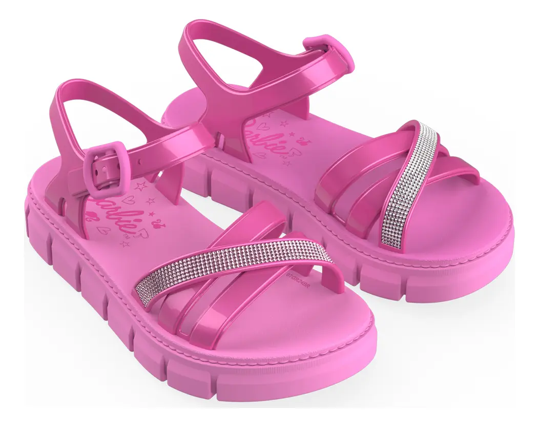 SANDALIAS MATTEL BARBIE NIÑA CASUAL FUCSIA 2BGA670001 - 1